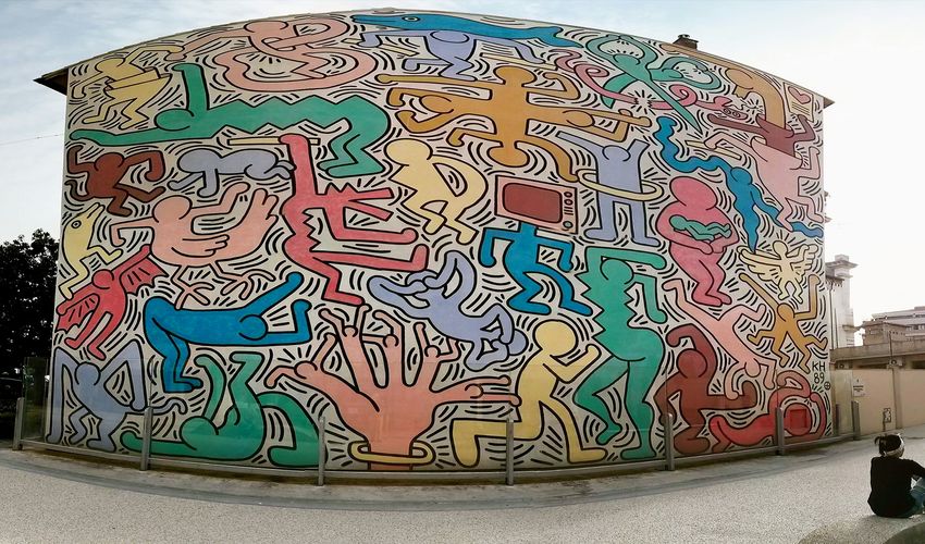 Keith Haring Mural Art