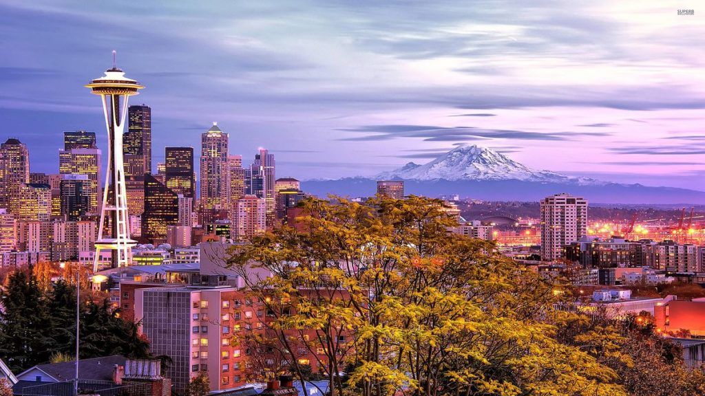 Seattle Center And The Space Needle